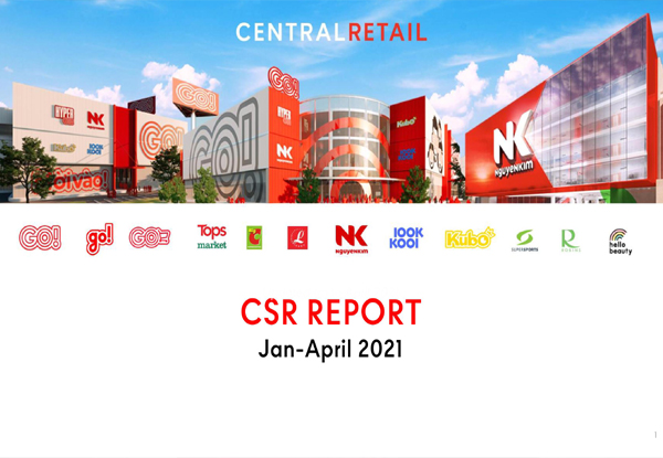 Central Retail : CSR Report Jan-April 2021 (Vietnam)
