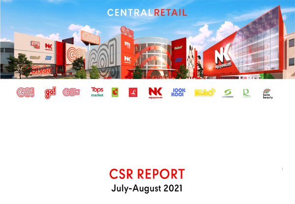 Central Retail:CSR Report July - August 2021 (Vietnam)