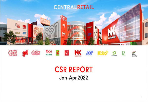 Central Retail:CSR Report January - April 2022 (Vietnam)